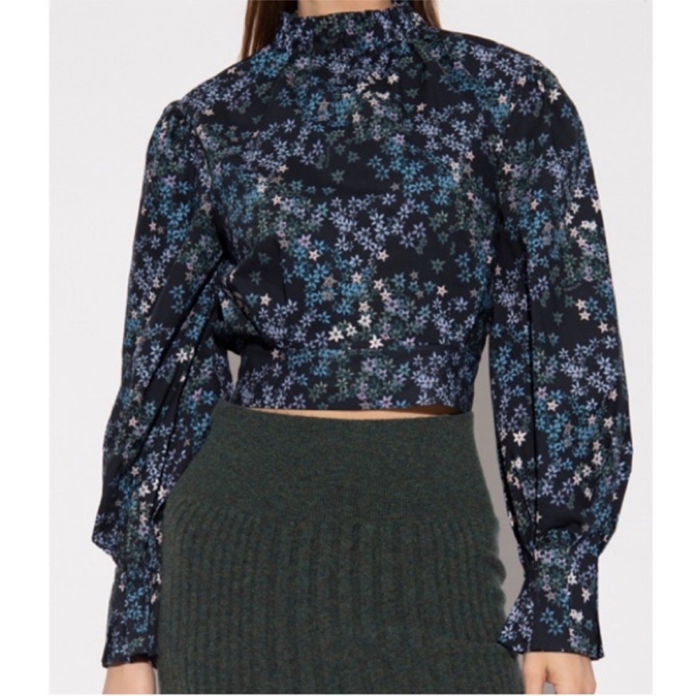 NWOT All Saints Luna Asgard Floral Top Size‎ 4